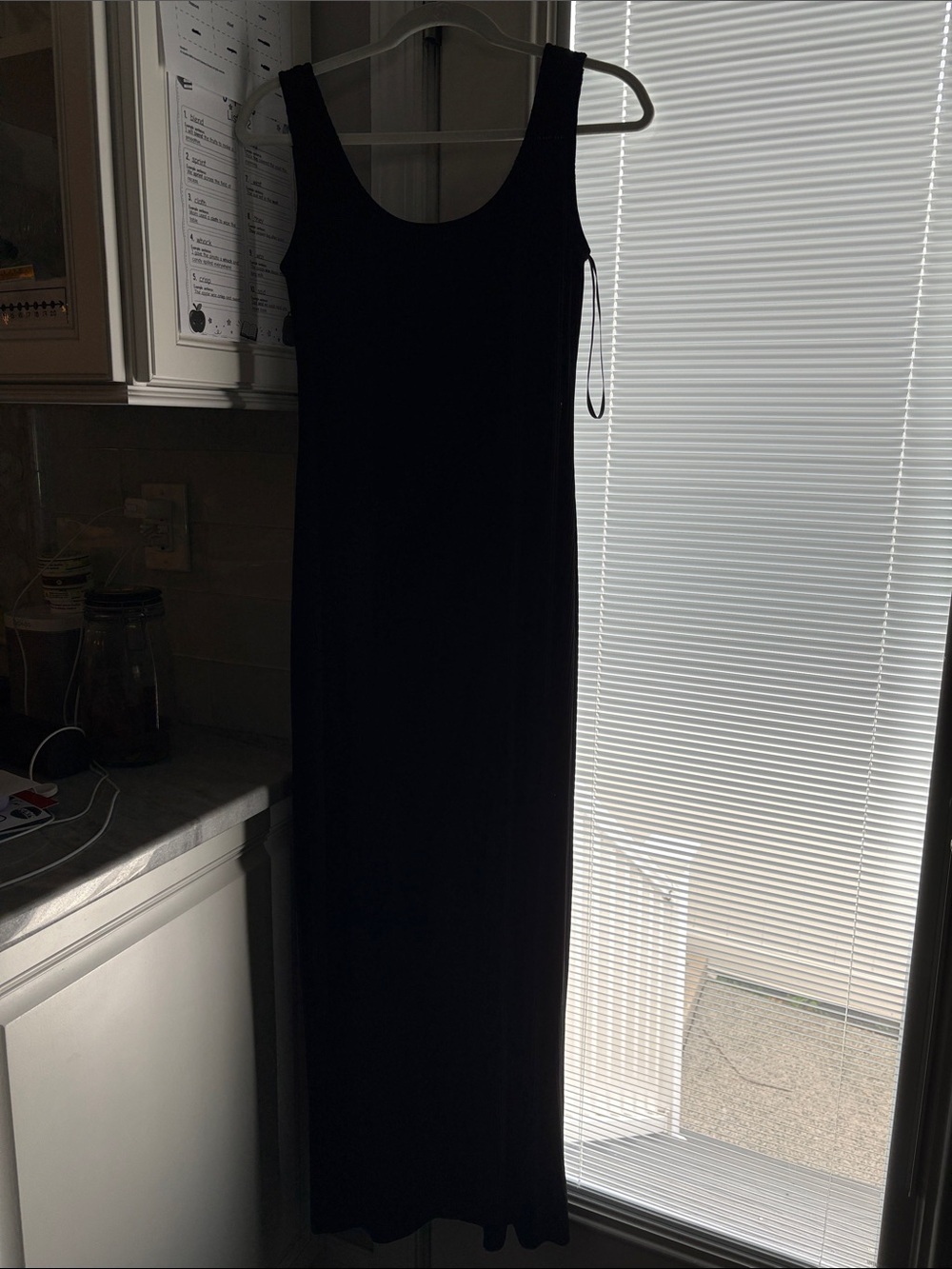 Alex Evenings Black Sleeveless Maxi Dress
